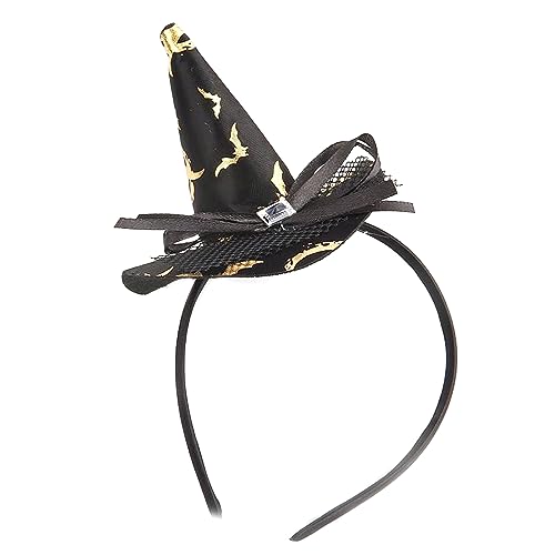 Hexenhut Stirnband für Kinder Cosplay Party Kostüm Neuheit Zauberer Kappe Haarband Urlaub Masked Ball Kopfbedeckung Zubehör Hexenhut Stirnband Frauen Stirnbänder Halloween Zubehör Halloween Party Hexenhut Stirnband für Kinder Cosplay Party Kostüm Neuheit Zauberer Kappe Haarband Urlaub Masked Ball Kopfbedeckung Zubehör Hexenhut Stirnband Frauen Stirnbänder Halloween Zubehör Halloween Party von Uqezagpa