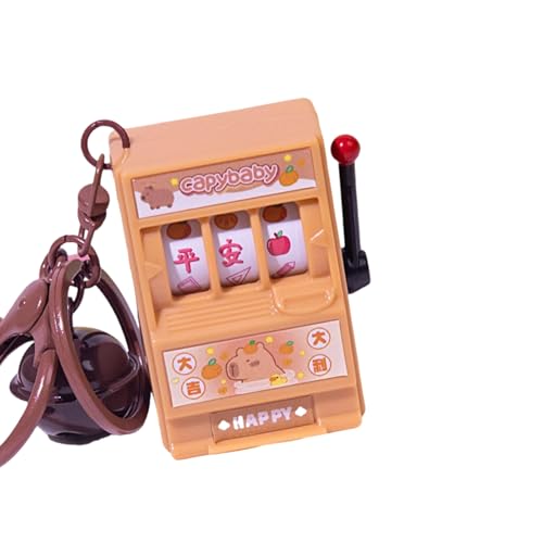 Tragbarer Capybaras-Fruchtspinner, Schlüsselanhänger, verspieltes Capybaras-Spiel, Ornament für Partys, Versammlungen, Slot-Spiel von Uqezagpa