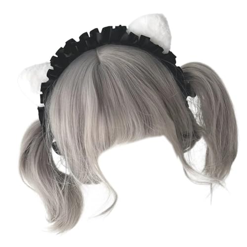 Uqezagpa Anime-Ohr-Stirnband, Halloween, Dienstmädchen, Rollenspiel, Requisiten, Haarband, Kostümzubehör, Cosplay Uqezagpa Anime-Ohr-Stirnband, Halloween, Dienstmädchen, Rollenspiel, Requisiten, Haarband, Kostümzubehör, Cosplay von Uqezagpa
