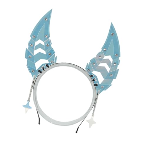 Uqezagpa Anime Teufelsohren Stirnband für Cosplay Party Beliebter Motorradfahrer Hairhoop Rollenspiel Requisiten Haarband Kostüm Uqezagpa Anime Teufelsohren Stirnband für Cosplay Party Beliebter Motorradfahrer Hairhoop Rollenspiel Requisiten Haarband Kostüm von Uqezagpa