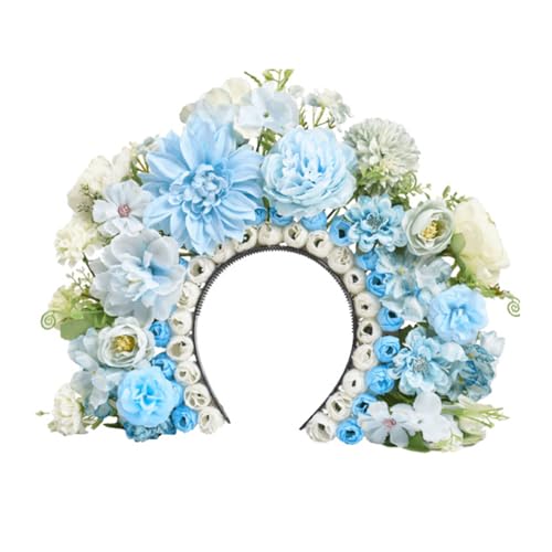 Uqezagpa Brautprinzessinnen Kopfbedeckung Set Mädchen Kronen Kopfschmuck Halloween Kopfschmuck für verschiedene Outfits und Event Hobbyist Blume Kopfschmuck Uqezagpa Brautprinzessinnen Kopfbedeckung Set Mädchen Kronen Kopfschmuck Halloween Kopfschmuck für verschiedene Outfits und Event Hobbyist Blume Kopfschmuck von Uqezagpa