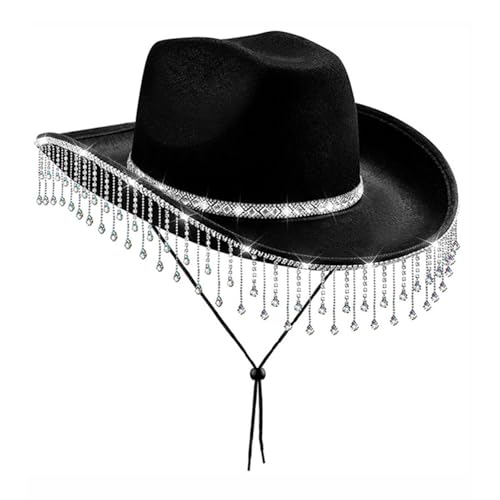 Uqezagpa Bride Panama Hut Kristall Panama für Junggesellinnenabschied Cocktail Party Urlaub Kristall für Comedian Braut Uqezagpa Bride Panama Hut Kristall Panama für Junggesellinnenabschied Cocktail Party Urlaub Kristall für Comedian Braut von Uqezagpa