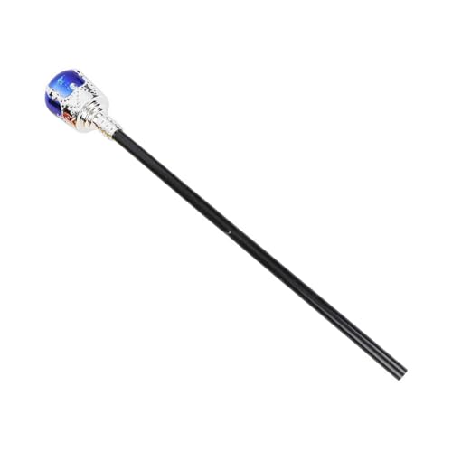 Uqezagpa Cosplay Kopfschmuck Königskronen Zauberstab Diademe Haarstyling für Halloween König Tiaras Party Kopfbedeckung von Uqezagpa