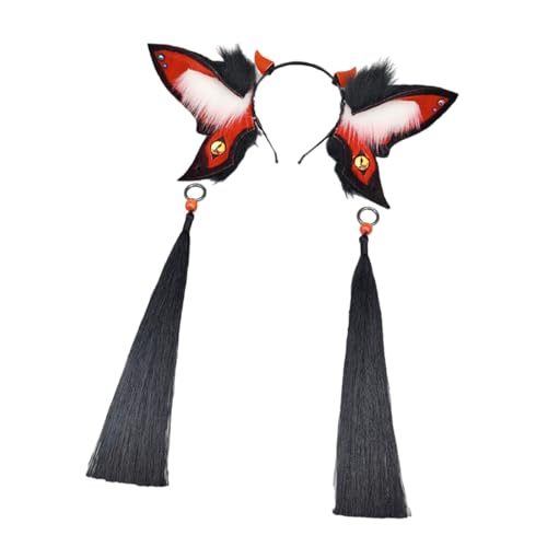 Uqezagpa Cosplay Tierohren Stirnband für Halloween Party und Rollenspiel mit verstellbarer Größe Party Kopfbedeckung für verschiedene Altersgruppen Cosplay Stirnband Uqezagpa Cosplay Tierohren Stirnband für Halloween Party und Rollenspiel mit verstellbarer Größe Party Kopfbedeckung für verschiedene Altersgruppen Cosplay Stirnband von Uqezagpa