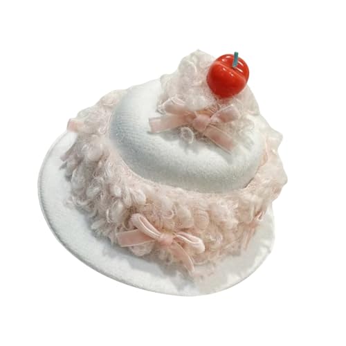Uqezagpa Cremefarbene Kuchen-Designs Geburtstagshut-Haarspange für Frauen und Mädchen, Haarzubehör, Haarteile für Partys Uqezagpa Cremefarbene Kuchen-Designs Geburtstagshut-Haarspange für Frauen und Mädchen, Haarzubehör, Haarteile für Partys von Uqezagpa