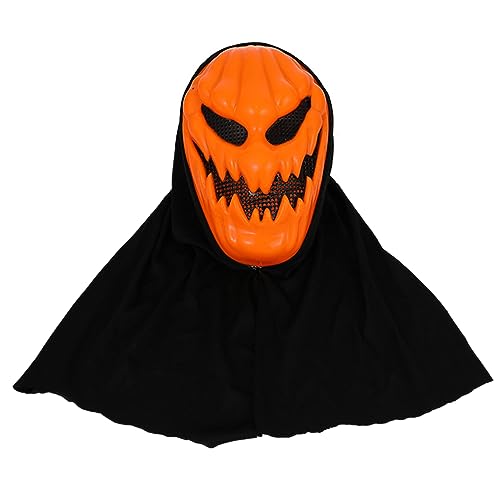 Uqezagpa Damen Herren Festival Schädel Maskerade Party Tanzkostüme Halloween Vollgesichtskopfbedeckung Gesicht Maskerade Ball Party Gruseliger Kopf Skelett Kopfbedeckung von Uqezagpa