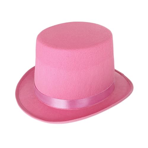 Uqezagpa Einfarbiger Derby-Hut, Karneval, Gentleman, Party, Kostüm, Zubehör, zwei Größen, optionaler Zauberer für Kinder, Erwachsene, Herren, für Kinder, Großpackung ohne Geheimfach von Uqezagpa