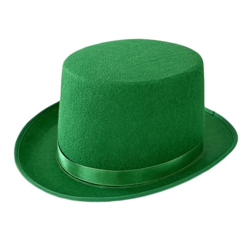 Uqezagpa Einfarbiger Derby-Hut, Karneval, Gentleman, Party, Kostüm, Zubehör, zwei Größen, optionaler Zauberer für Kinder, Erwachsene, Herren, für Kinder, Großpackung ohne Geheimfach von Uqezagpa