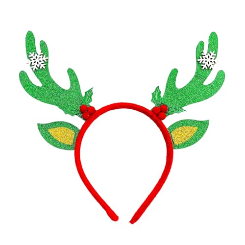 Uqezagpa Elegantes goldenes Rentier-Elch-Stirnband für Weihnachten, Feiertage, Partys, bequemer Stoff-Kopfschmuck, Haar-Accessoire, Geweih für Partys Uqezagpa Elegantes goldenes Rentier-Elch-Stirnband für Weihnachten, Feiertage, Partys, bequemer Stoff-Kopfschmuck, Haar-Accessoire, Geweih für Partys von Uqezagpa