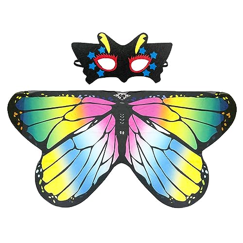 Uqezagpa Engelsflügel-Schal mit Feen-Schmetterlingen für Kinder, Party, Karneval, Kostüm, Halloween, Cosplay, Requisite, Engelsflügel-Kostüm für Damen Uqezagpa Engelsflügel-Schal mit Feen-Schmetterlingen für Kinder, Party, Karneval, Kostüm, Halloween, Cosplay, Requisite, Engelsflügel-Kostüm für Damen von Uqezagpa