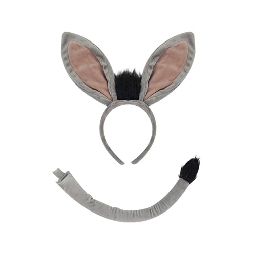 Uqezagpa Esel-Kostüm-Set für Kinder, Halloween, Tier-Kostüm, Halloween-Kostüm für Jungen, Mädchen, Weihnachten, Cosplay, Party Uqezagpa Esel-Kostüm-Set für Kinder, Halloween, Tier-Kostüm, Halloween-Kostüm für Jungen, Mädchen, Weihnachten, Cosplay, Party von Uqezagpa