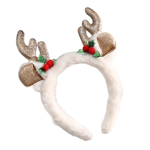 Uqezagpa Geweih Modischer Kopfreifen Festlicher Haarschmuck Vielseitiges Styling-Werkzeug für Kinder Erwachsene Foto Requisiten Weihnachten Haarschmuck Uqezagpa Geweih Modischer Kopfreifen Festlicher Haarschmuck Vielseitiges Styling-Werkzeug für Kinder Erwachsene Foto Requisiten Weihnachten Haarschmuck von Uqezagpa