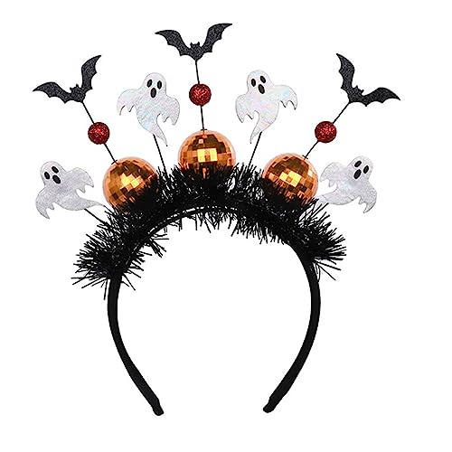 Uqezagpa Haarreifen mit Boppers-Ball, Disco-Ball, Halloween-Party, Halloween, Thema, Stirnband für Teenager, Kopfbedeckung, Kostümpartys Uqezagpa Haarreifen mit Boppers-Ball, Disco-Ball, Halloween-Party, Halloween, Thema, Stirnband für Teenager, Kopfbedeckung, Kostümpartys von Uqezagpa