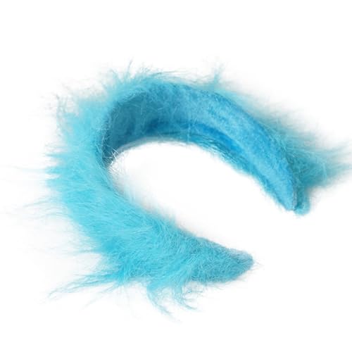 Uqezagpa Halloween-Cosplay-Stirnband, Plüsch-Stirnband, breite Krempe, Kostüm-Accessoire für Damen, Halloween-Verkleidung, Rollenspiel-Requisiten Uqezagpa Halloween-Cosplay-Stirnband, Plüsch-Stirnband, breite Krempe, Kostüm-Accessoire für Damen, Halloween-Verkleidung, Rollenspiel-Requisiten von Uqezagpa