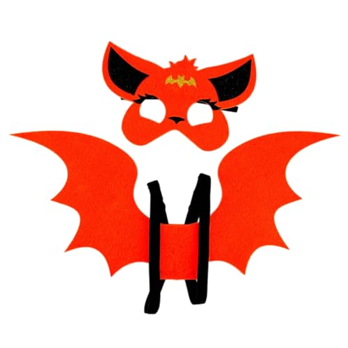 Uqezagpa Halloween-Fledermaus-Kostüm, Zubehör für Kinder, Erwachsene, Cosplay, Halloween, Verkleidung, Kostüm, Flügel, Kinderfledermaus Uqezagpa Halloween-Fledermaus-Kostüm, Zubehör für Kinder, Erwachsene, Cosplay, Halloween, Verkleidung, Kostüm, Flügel, Kinderfledermaus von Uqezagpa