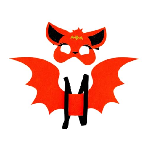 Uqezagpa Halloween-Fledermaus-Kostüm, Zubehör für Kinder, Erwachsene, Cosplay, Halloween, Verkleidung, Kostüm, Flügel, Kinderfledermaus Uqezagpa Halloween-Fledermaus-Kostüm, Zubehör für Kinder, Erwachsene, Cosplay, Halloween, Verkleidung, Kostüm, Flügel, Kinderfledermaus von Uqezagpa