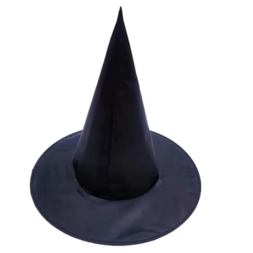 Uqezagpa Halloween-Hexenhut, schwarz, spitz, Zaubererhut, Kostüm, Kostüm, Hexendekorationen Uqezagpa Halloween-Hexenhut, schwarz, spitz, Zaubererhut, Kostüm, Kostüm, Hexendekorationen von Uqezagpa