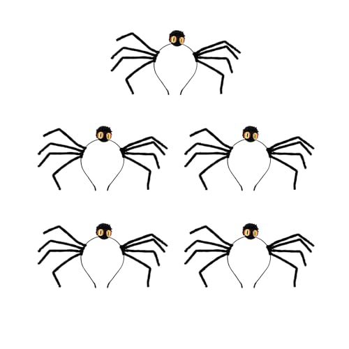 Uqezagpa Halloween-Kostüm, Stirnband, Spinnen, Bühne, Kopfbedeckung, Halloween-Party-Requisiten, Zubehör von Uqezagpa