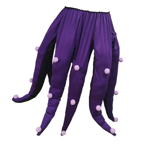 Uqezagpa Halloween-Kostüm für Damen, Oktopus, Violett, Cosplay, Tentakelrock für Cosplay, Party, Octopusse Uqezagpa Halloween-Kostüm für Damen, Oktopus, Violett, Cosplay, Tentakelrock für Cosplay, Party, Octopusse von Uqezagpa
