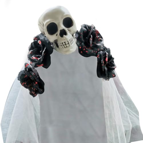 Uqezagpa Halloween-Rosen-Stirnbänder, verstellbar, Horror-Haarreifen, modische Kopfbedeckung für Kostüm Uqezagpa Halloween-Rosen-Stirnbänder, verstellbar, Horror-Haarreifen, modische Kopfbedeckung für Kostüm von Uqezagpa