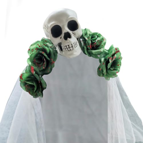 Uqezagpa Halloween-Rosen-Stirnbänder, verstellbar, Horror-Haarreifen, modische Kopfbedeckung für Kostüm Uqezagpa Halloween-Rosen-Stirnbänder, verstellbar, Horror-Haarreifen, modische Kopfbedeckung für Kostüm von Uqezagpa