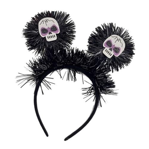 Uqezagpa Halloween Skelett / Kürbis Stirnband Kostüm Zubehör Kürbis Haarbänder Schädel Hoop Zubehör Party Kopfstück von Uqezagpa