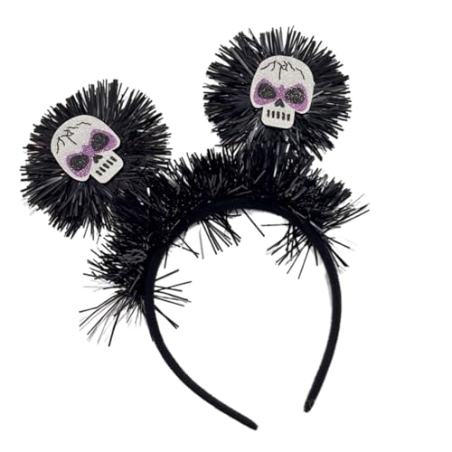 Uqezagpa Halloween Skelett / Kürbis Stirnband Kostüm Zubehör Kürbis Haarbänder Schädel Hoop Zubehör Party Kopfstück von Uqezagpa