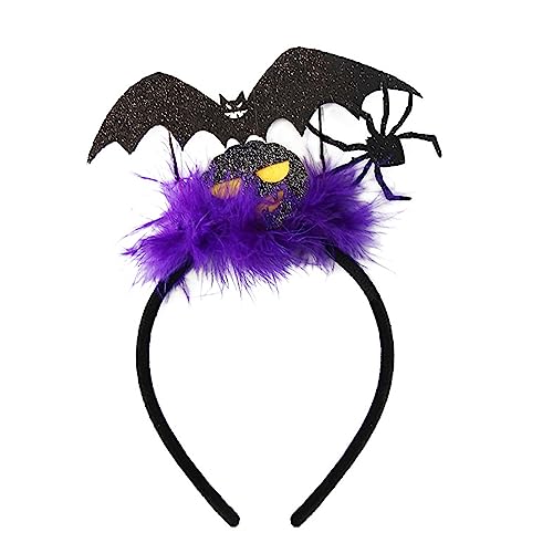 Uqezagpa Halloween Stirnband Haarspangen Niedlicher Haarreifen Filz Stirnband für Frauen und Mädchen Dekorationen Kostüm Zubehör von Uqezagpa