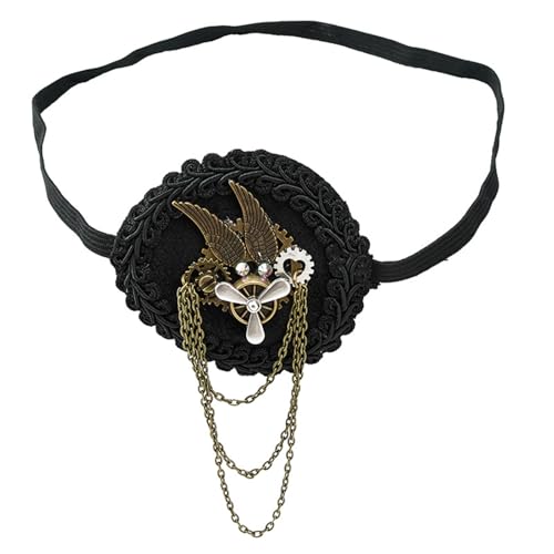 Uqezagpa Halloween-Themen-Augenabdeckung, leichtes Kostüm-Zubehör, bequemes Tragen für Cosplay, Rollenspiele, Requisiten, Steampunk-Kostüm-Auge Uqezagpa Halloween-Themen-Augenabdeckung, leichtes Kostüm-Zubehör, bequemes Tragen für Cosplay, Rollenspiele, Requisiten, Steampunk-Kostüm-Auge von Uqezagpa