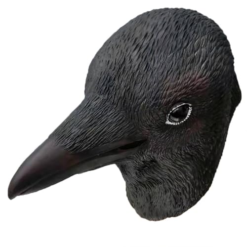 Uqezagpa Halloween-Vogelgesicht, Tier, Vollkopf-Maskerade für Damen und Herren, Halloween-Maskerade, Party, PartyHop Uqezagpa Halloween-Vogelgesicht, Tier, Vollkopf-Maskerade für Damen und Herren, Halloween-Maskerade, Party, PartyHop von Uqezagpa