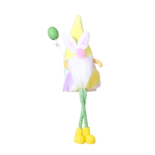 Uqezagpa Handgefertigte Plüschtiere Osterhasen Zwerge Langbeinige Hasen Puppen für Frühlingsdekoration und Urlaub Uqezagpa Handgefertigte Plüschtiere Osterhasen Zwerge Langbeinige Hasen Puppen für Frühlingsdekoration und Urlaub von Uqezagpa