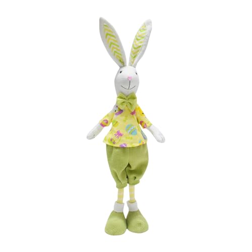 Uqezagpa Handgefertigte Plüschtiere Osterhasen Zwerge Langbeinige Hasen Puppen für Frühlingsdekoration und Urlaub Uqezagpa Handgefertigte Plüschtiere Osterhasen Zwerge Langbeinige Hasen Puppen für Frühlingsdekoration und Urlaub von Uqezagpa