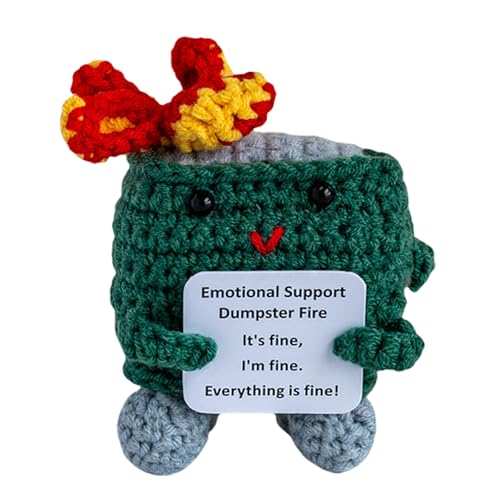 Uqezagpa Handgefertigte gestrickte Wolle, Miniatur-Dekoration, Emotion, weich und bunt, Schreibtischfigur, Spielzeug Uqezagpa Handgefertigte gestrickte Wolle, Miniatur-Dekoration, Emotion, weich und bunt, Schreibtischfigur, Spielzeug von Uqezagpa
