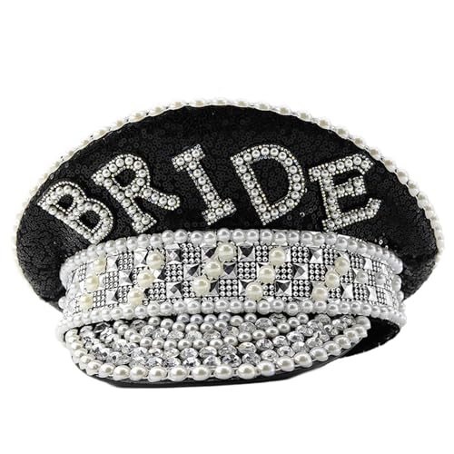 Uqezagpa Jeweled Captain Hat Heavy Crystal Surprise Bride Hat For Carnivals Music Festival Mardi Gras Sequins Caps Uqezagpa Jeweled Captain Hat Heavy Crystal Surprise Bride Hat For Carnivals Music Festival Mardi Gras Sequins Caps von Uqezagpa