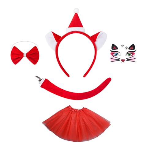 Uqezagpa Katzenkostüm, Tier-Kostüm, Zubehör für Kinder, Jungen, Mädchen, Cosplay, Geburtstag, Halloween, Cosplay Uqezagpa Katzenkostüm, Tier-Kostüm, Zubehör für Kinder, Jungen, Mädchen, Cosplay, Geburtstag, Halloween, Cosplay von Uqezagpa