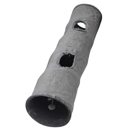 Uqezagpa Katzentunnelspielzeug mit baumelndem Spielzeug Playtube Crinkle Plüsch Faltbarer Tunnel für Innen Uqezagpa Katzentunnelspielzeug mit baumelndem Spielzeug Playtube Crinkle Plüsch Faltbarer Tunnel für Innen von Uqezagpa