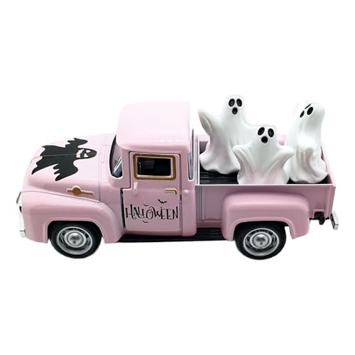 Uqezagpa Klassischer Miniatur-LKW mit geisterhaften Figuren, Halloween-Dekorationen, Legierung, Fahrzeugmodell, Heimakzent, gestuftes Tablett, Ornament, Halloween, abgestuftes Tablett, LKW-Modell Uqezagpa Klassischer Miniatur-LKW mit geisterhaften Figuren, Halloween-Dekorationen, Legierung, Fahrzeugmodell, Heimakzent, gestuftes Tablett, Ornament, Halloween, abgestuftes Tablett, LKW-Modell von Uqezagpa