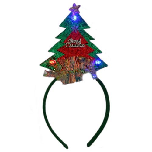 Uqezagpa LED-Weihnachtsmütze/Baum-Stirnband, alle Altersgruppen, Party-Zubehör, Haarreif, Festival, Haarband, saisonale Kostüm-Requisiten, Kopfbedeckung, leuchtende Kopfbedeckung Uqezagpa LED-Weihnachtsmütze/Baum-Stirnband, alle Altersgruppen, Party-Zubehör, Haarreif, Festival, Haarband, saisonale Kostüm-Requisiten, Kopfbedeckung, leuchtende Kopfbedeckung von Uqezagpa