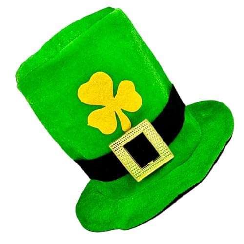 Uqezagpa Luckyly Shamrock Hut Festival Feiern Hut Grün Party Kostüm Zubehör für Erwachsene Umarmung irische Kultur Unisex Irish Uqezagpa Luckyly Shamrock Hut Festival Feiern Hut Grün Party Kostüm Zubehör für Erwachsene Umarmung irische Kultur Unisex Irish von Uqezagpa