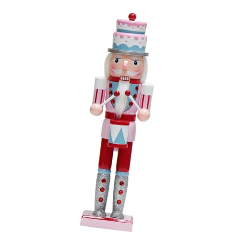 Uqezagpa Macaron Soldat-Figur, 38 cm, Kuchendekoration, Holz-Soldaten-Figur, Dekoration für Weihnachtsdekoration, Kuchen Uqezagpa Macaron Soldat-Figur, 38 cm, Kuchendekoration, Holz-Soldaten-Figur, Dekoration für Weihnachtsdekoration, Kuchen von Uqezagpa