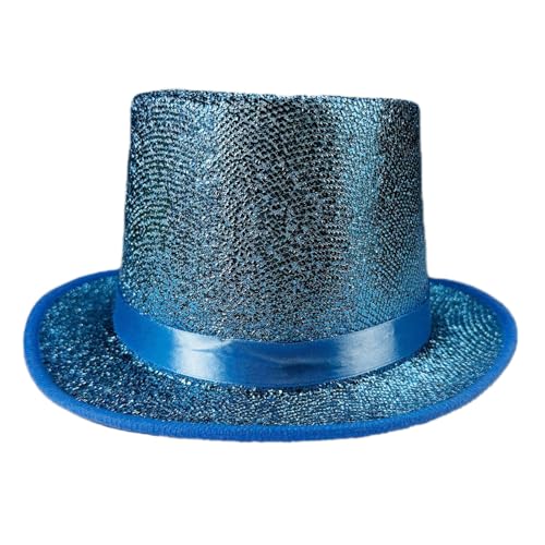 Uqezagpa Magierhut in leuchtenden Farben für Damen und Herren, mit Gürtel, großer Hut für Erwachsene, Mottoparty, Kostüm, Bühnenkünstler, Bekleidungszubehör von Uqezagpa