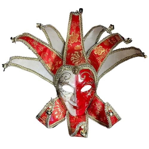 Uqezagpa Maskerade Gesichtsbedeckung Halloween Full Full Full für Halloween Proms Maskerade von Uqezagpa