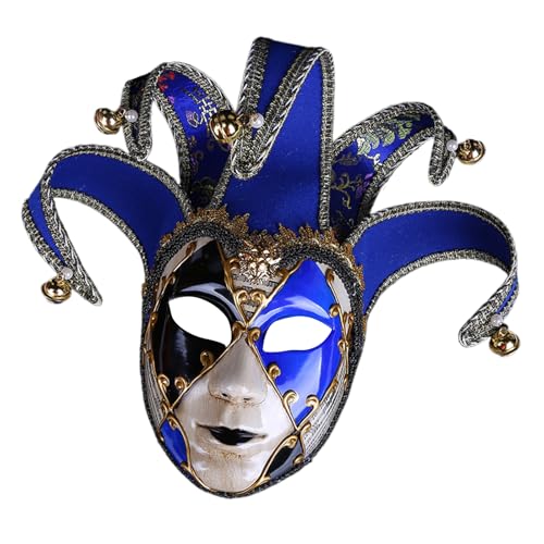 Uqezagpa Maskerade-Gesichtsbedeckung für Damen und Herren, Karneval, Halloween, komplettes Maskerade-Kostüm, Zubehör, Themenparty Uqezagpa Maskerade-Gesichtsbedeckung für Damen und Herren, Karneval, Halloween, komplettes Maskerade-Kostüm, Zubehör, Themenparty von Uqezagpa