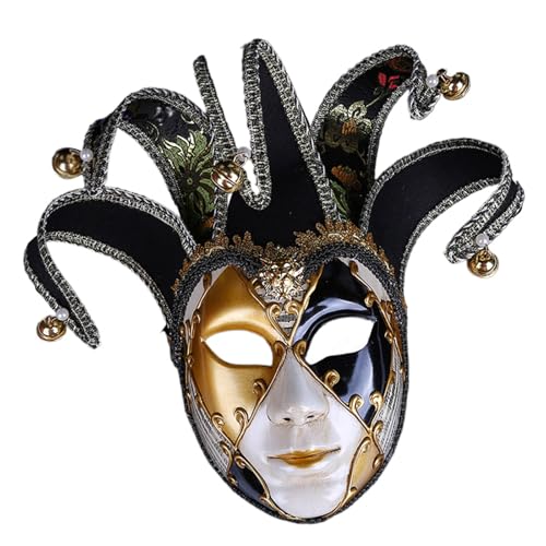 Uqezagpa Maskerade-Gesichtsbedeckung für Damen und Herren, Karneval, Halloween, komplettes Maskerade-Kostüm, Zubehör, Themenparty Uqezagpa Maskerade-Gesichtsbedeckung für Damen und Herren, Karneval, Halloween, komplettes Maskerade-Kostüm, Zubehör, Themenparty von Uqezagpa