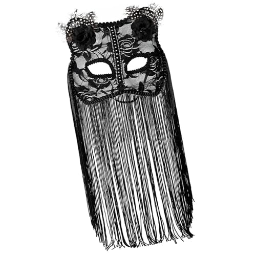 Uqezagpa Maskerades Blumenspitze, Füchse, Katzengesicht mit Blumenquasten, Schleier, Karneval, Maske für Halloween, Cosplay, Party, Halloween, Maskeraden Uqezagpa Maskerades Blumenspitze, Füchse, Katzengesicht mit Blumenquasten, Schleier, Karneval, Maske für Halloween, Cosplay, Party, Halloween, Maskeraden von Uqezagpa