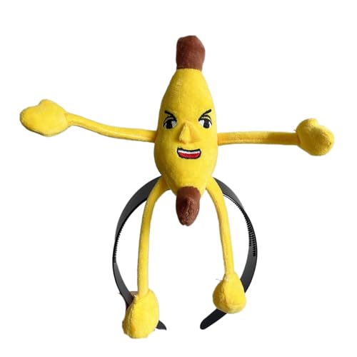 Uqezagpa Musical Banana Stirnbänder Verspieltheit Musik Hair Hoop Kreative Bananenkopfbedeckungen Für Bühnenshows Und Festivalfeiern von Uqezagpa