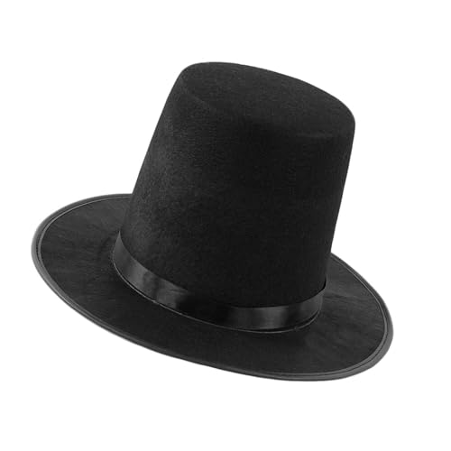 Uqezagpa Schwarzer Satin-Gürtel, hoher Hut für Halloween, Party, Theateraufführungen, Erwachsene und Kinder, Cosplay, Kostüm, Zubehör, Hut Halloween Uqezagpa Schwarzer Satin-Gürtel, hoher Hut für Halloween, Party, Theateraufführungen, Erwachsene und Kinder, Cosplay, Kostüm, Zubehör, Hut Halloween von Uqezagpa