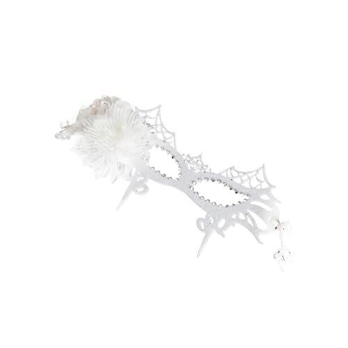 Uqezagpa Spitzen-Auge, halbes Gesicht, Halloween, Cosplay, für Damen, Hochzeit, Abschlussball, Kostüm, Zubehör, atmungsaktives Gesicht Uqezagpa Spitzen-Auge, halbes Gesicht, Halloween, Cosplay, für Damen, Hochzeit, Abschlussball, Kostüm, Zubehör, atmungsaktives Gesicht von Uqezagpa