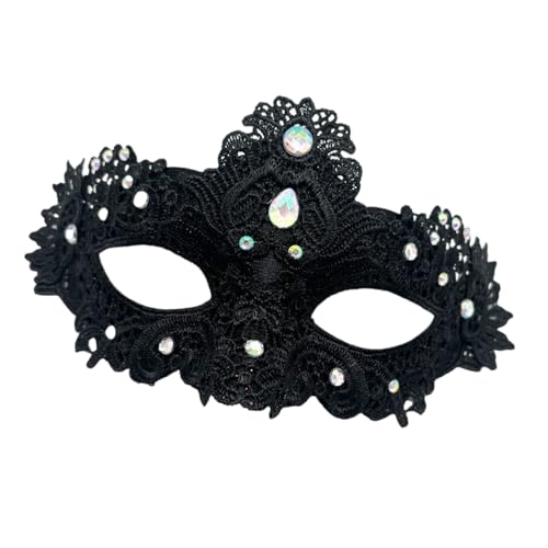 Uqezagpa Strassverziertes gefiedertes Gesicht, leichtes Kostüm, bequem zu tragen für Halloween, Event und Cosplay, Halloween Uqezagpa Strassverziertes gefiedertes Gesicht, leichtes Kostüm, bequem zu tragen für Halloween, Event und Cosplay, Halloween von Uqezagpa