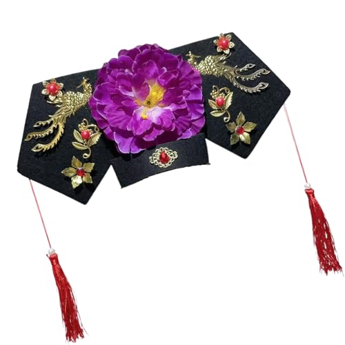 Uqezagpa Traditioneller chinesischer Kopfschmuck mit zarten Perlen, bequemer Tragekomfort für Kostümliebhaber und kulturelle Feiern. Traditioneller chinesischer Kopfschmuck von Uqezagpa